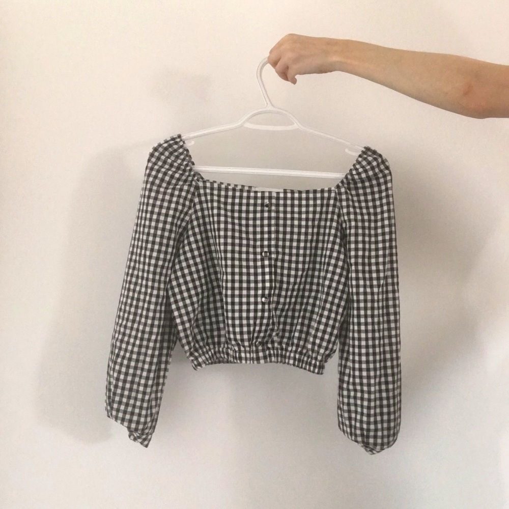 Gingham picnic-aesthetic top